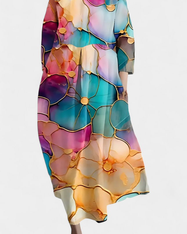 Isalinde | Comfortable V-Neck Dress