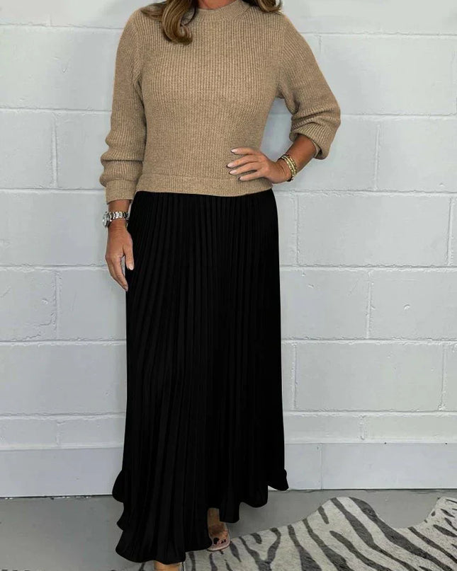 Kirstin | Elegant Pleated Two-Piece Set