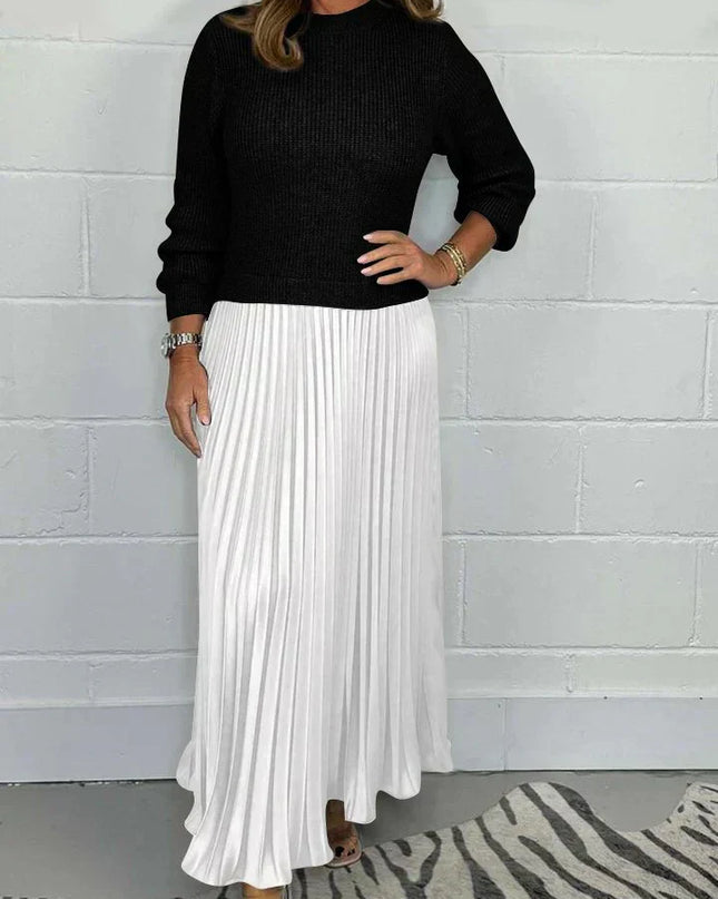 Kirstin | Elegant Pleated Two-Piece Set