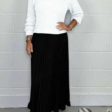 Kirstin | Elegant Pleated Two-Piece Set