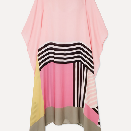 Valarie | Elegant Geometric Print Caftan