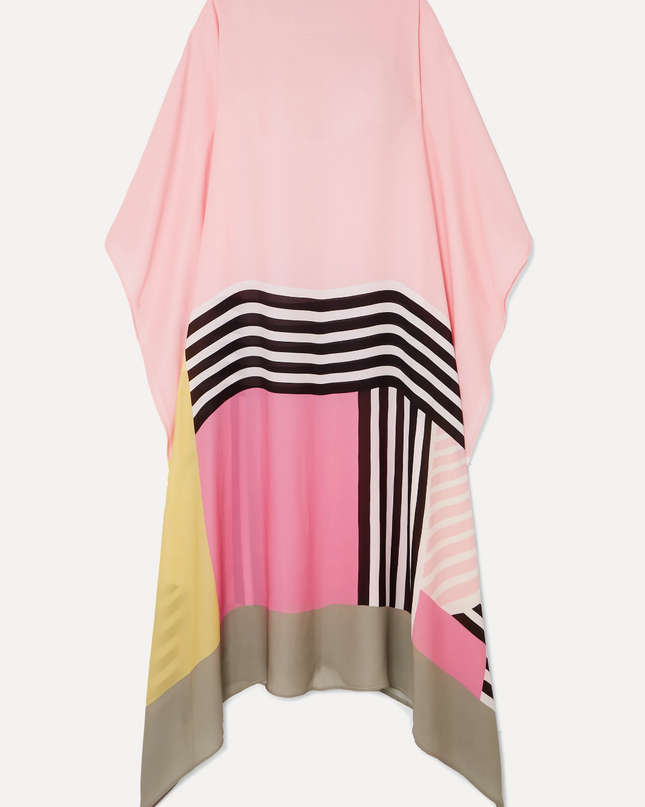 Valarie | Elegant Geometric Print Caftan