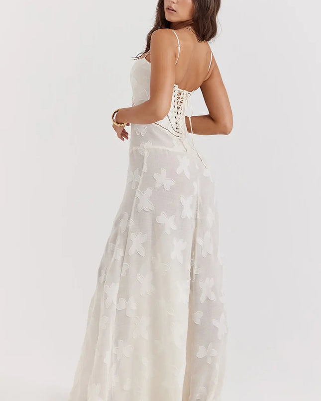 Women’s Summer Dress | Open Back Maxi