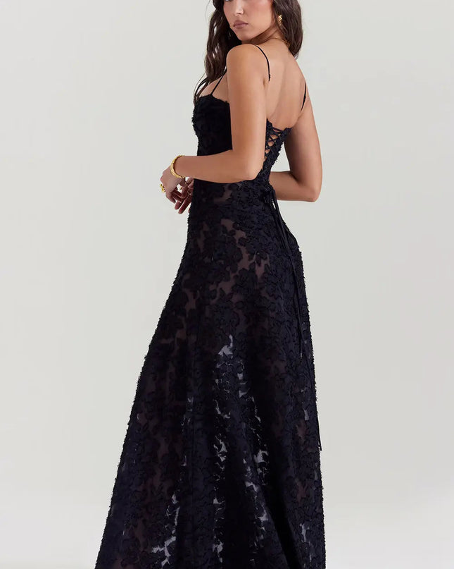 Women’s Summer Dress | Open Back Maxi