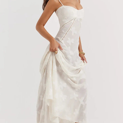 Women’s Summer Dress | Open Back Maxi
