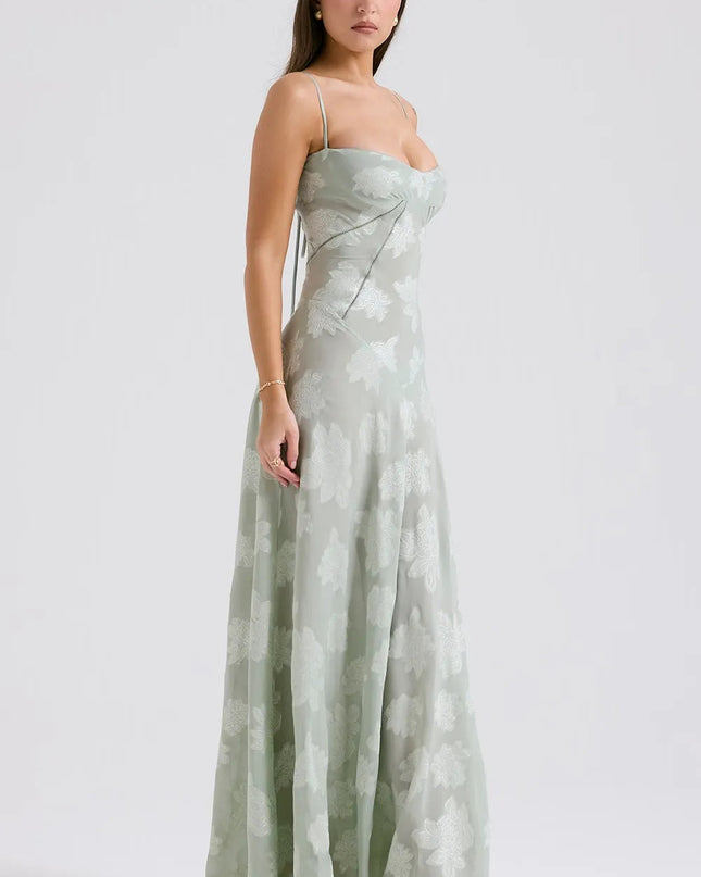 Women’s Summer Dress | Open Back Maxi