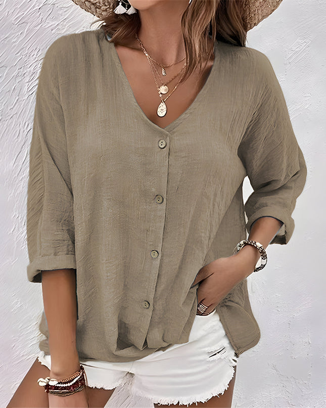 Women’s Blouse | Relaxed Button-Up
