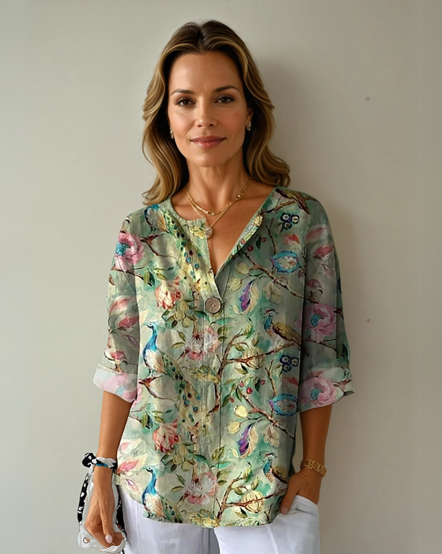 Women’s Blouse | Colorful Floral Print