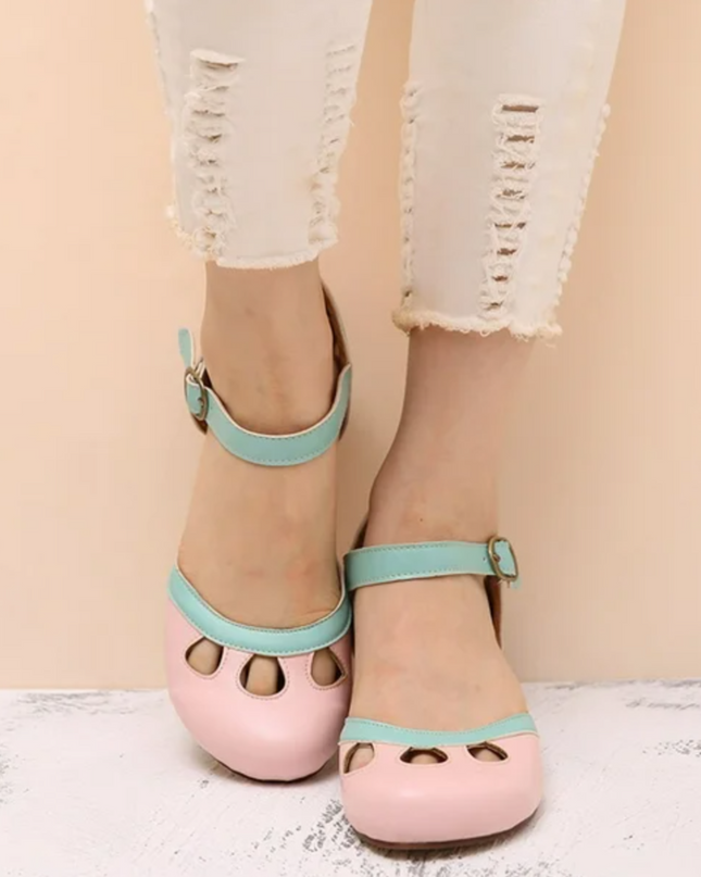 Mary Jane Shoes For Women | Closed Toe With Ankle Strap