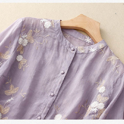 Women's Blouse | Embroidered Accents