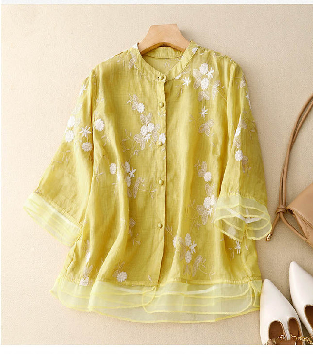 Women's Blouse | Embroidered Accents